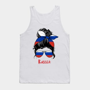 Russia girl, Russia Flag, Russia gift heritage,   Russian girlfriend, Tank Top